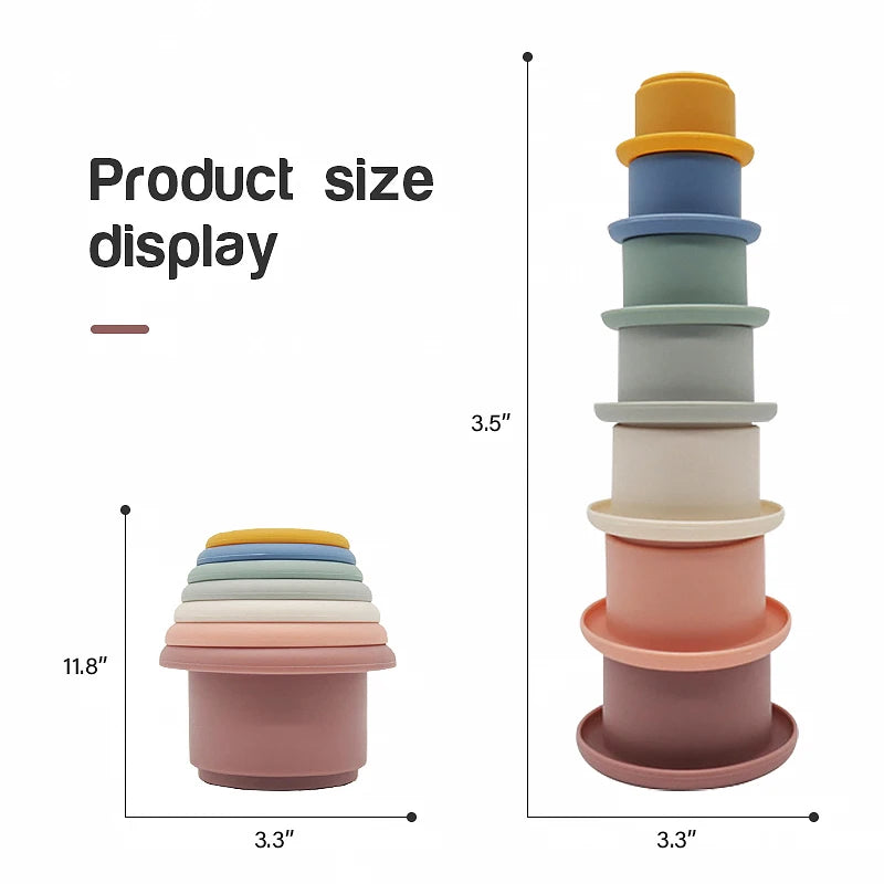 Silicone Stacking Cups