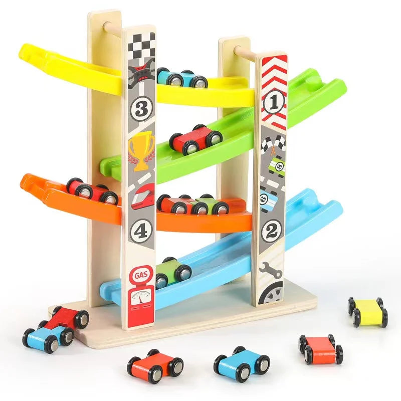  https://tomka-toys.com/products/4-7-track-wooden-ramp-racing-toddler-toy-car-set-montessori-educational-toy-game-mini-inertia-slide-roller-coaster-racing