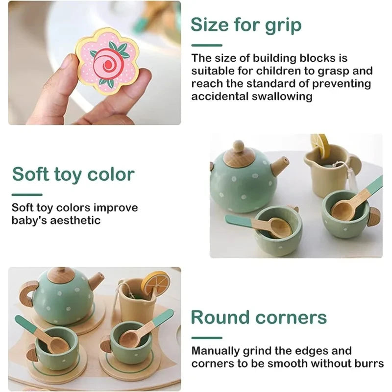 children's Wooden Tea Set in USA