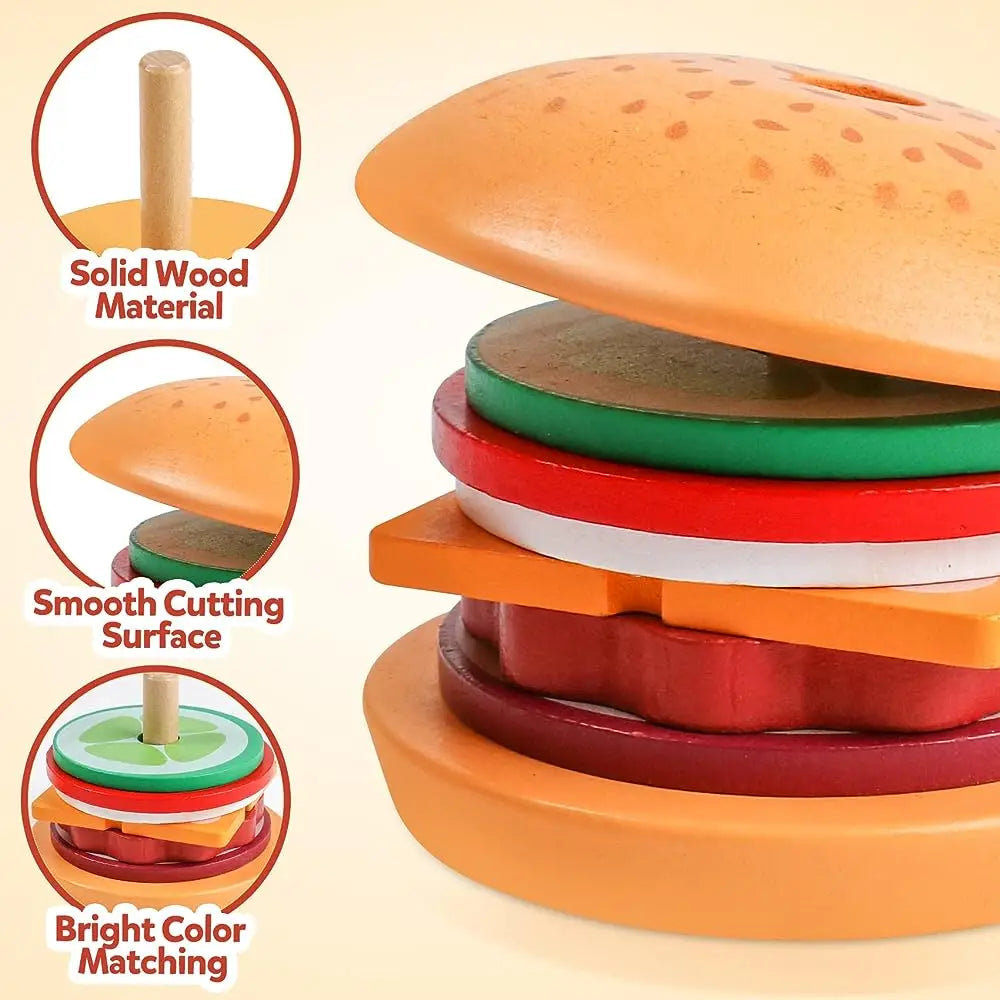 Burger Stacking Toy